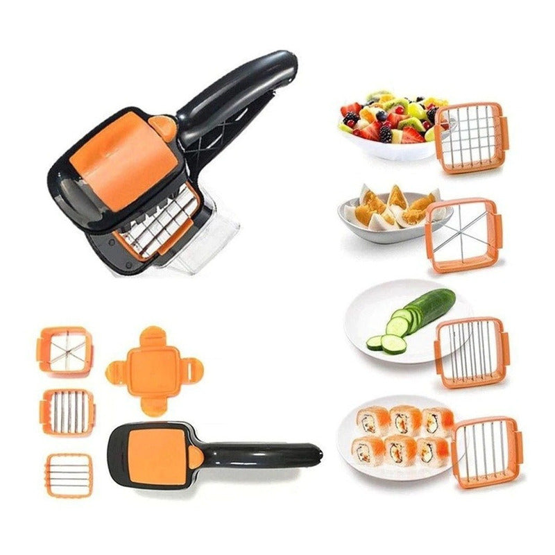 Picador Cortador Frutas Verduras Comida Multiuso 5 En 1
