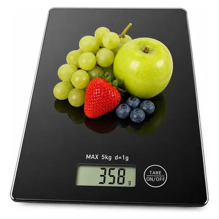 Balanza Pesa Digital Gramera Cocina 5 Kg Negro 5 Kg