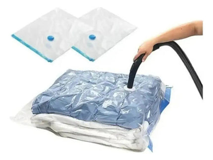 Pack 12 Bolsa Al Vacio Comprimir Prendas Ropa Al Vacío 60x80