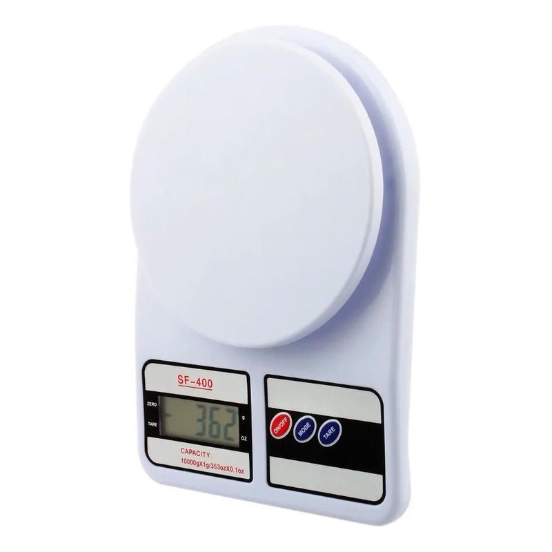 Bascula Gramera Pesa Digital Cocina 10kg Pesa Alimentos Blanco