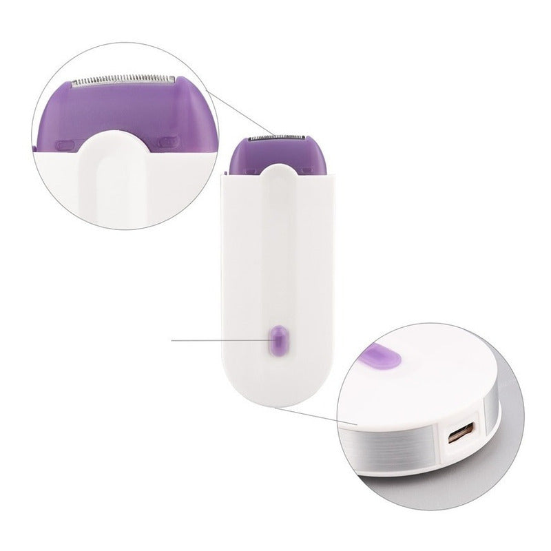 Depiladora Eléctrica Yes Facial Corporal Inalámbrica Recargable Opti-light Blanco