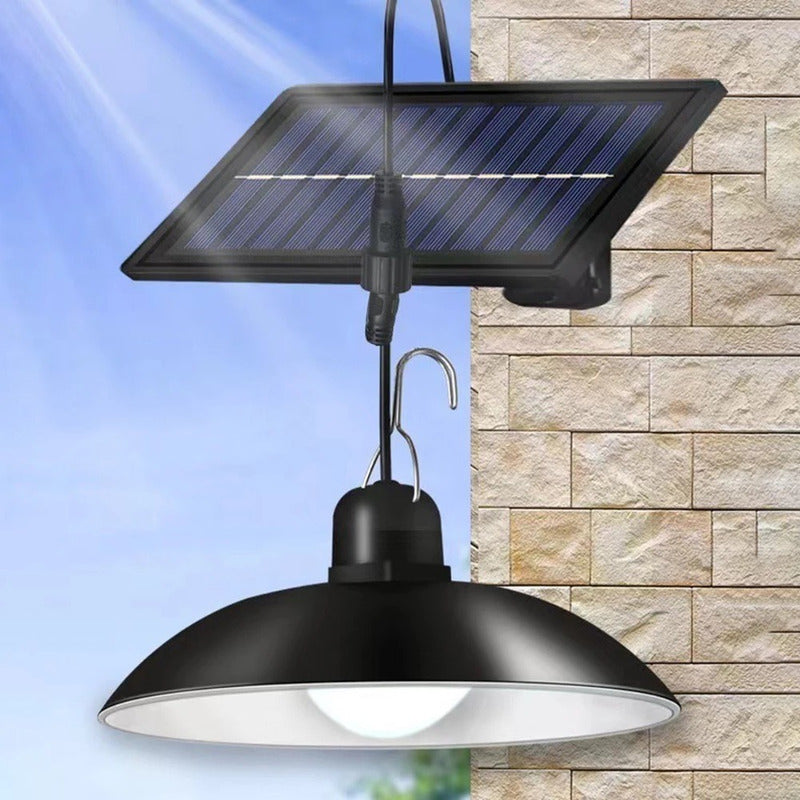 Lampara Solar Led Colgante Plafon + Control