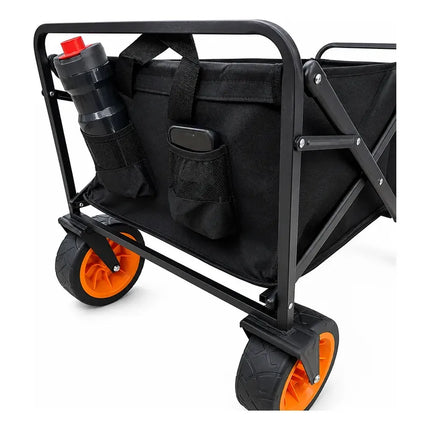 Carrito Plegable De Camping, Compras Y Más Negro
