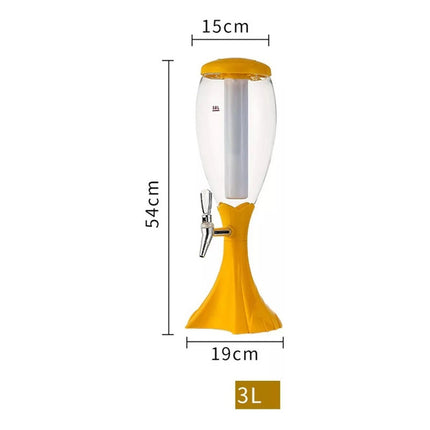 Dispensador De Cerveza Con Dispensador De Jugo De Bebida