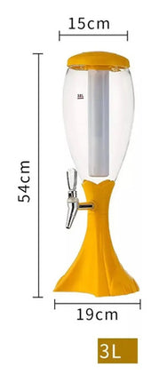 Dispensador De Cerveza Con Dispensador De Jugo De Bebida