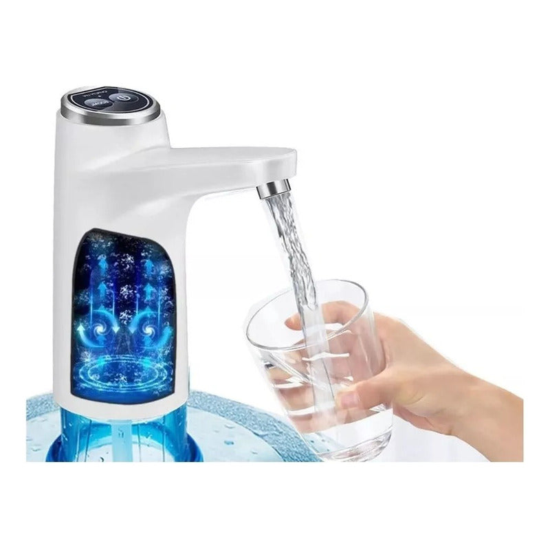 Dispensador Agua Electrico Bomba Usb Dosificador Agua Bidon Blanco