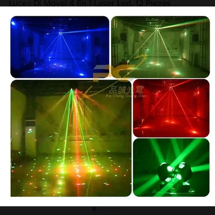 Luz De Fiesta Profesional Shutter 200w Con Dmx512 Y Strobe