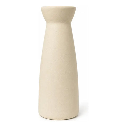 Floreros Jarron Cerámica Decorativos Para Mesa Oficina 3pcs Beige