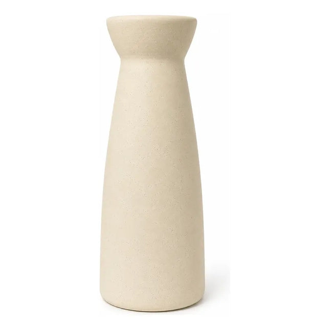 Floreros Jarron Cerámica Decorativos Para Mesa Oficina 3pcs Beige