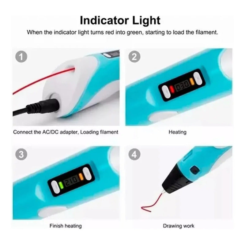 Bolígrafo De Dibujo Impresora 3d Juguete Para Niños Morado