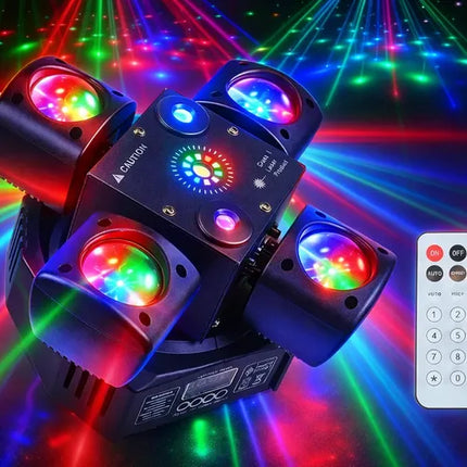 Cabeza Móvil Mini 4 Head Láser + Led 220v
