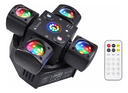 Cabeza Móvil Mini 4 Head Láser + Led 220v