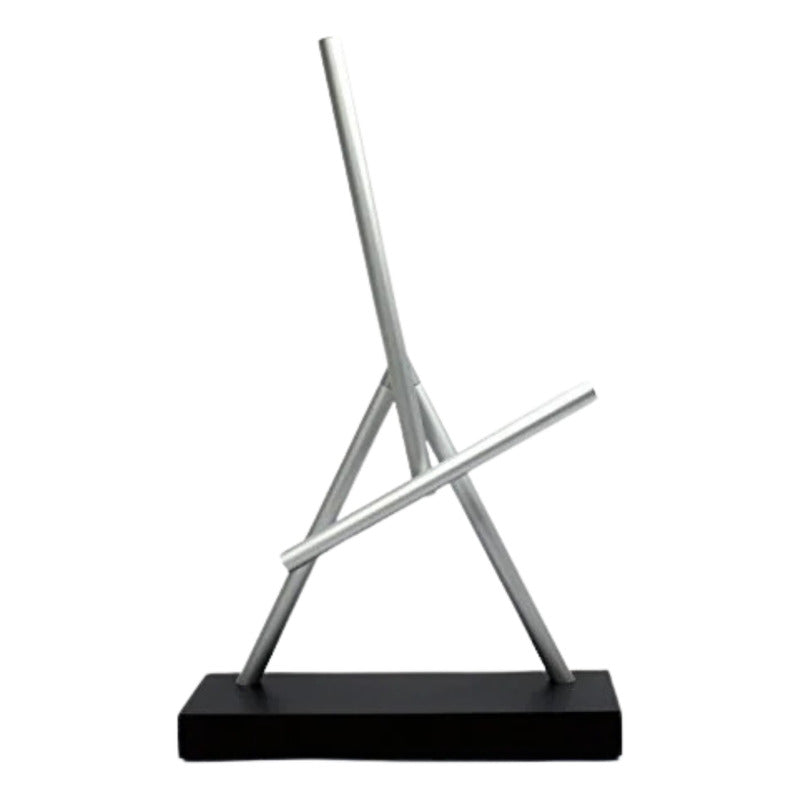 Escultura Cinetica Decorativa Palos Oscilantes Permanente