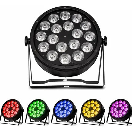 Luz Disco 6 En 1 Led + Uv 220v, Efecto Dj Fiesta Profesional