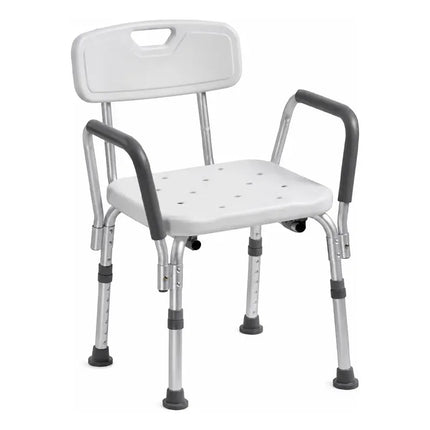 Silla De Ducha Para Baño Con Apoya Brazos Y Respaldo