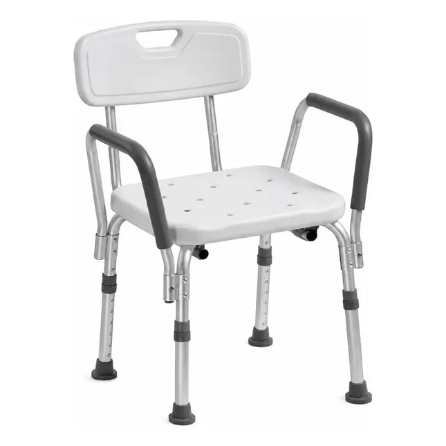 Silla De Ducha Para Baño Con Apoya Brazos Y Respaldo
