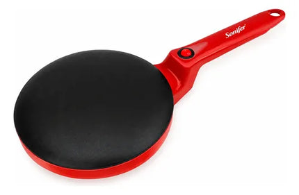 Panquequera Crepe Eléctrica Antiadherente Sonifer Sf-3055 Rojo