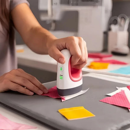 Plancha Estampadora Mini Portátil Transfer Sublimacion Rojo