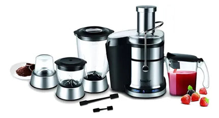 Juguera Procesador De Alimentos 4 En 1 800 Watts Gris