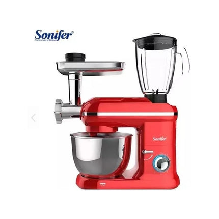 Licuadora Moledora (3 En 1) Batidora 1050 W Rojo