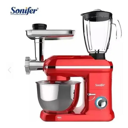 Licuadora Moledora (3 En 1) Batidora 1050 W Rojo