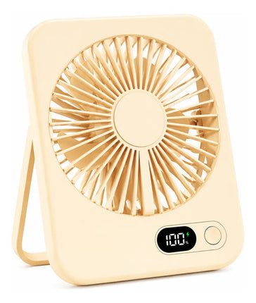 Ventilador De Escritorio Recargable Usb Portátil Silencioso