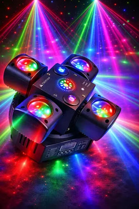 Cabeza Móvil Mini 4 Head Láser + Led 220v