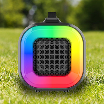 Parlante Portatil Bluetooth Karaoke Mini Con Microfono Negro