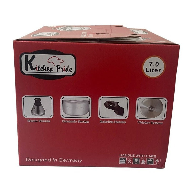 Olla A Presión 7 Litros Plateado