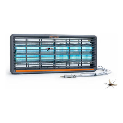 Lámpara Mata Insectos Uv Eléctrica 12w Atrapa Mosquitos Negro