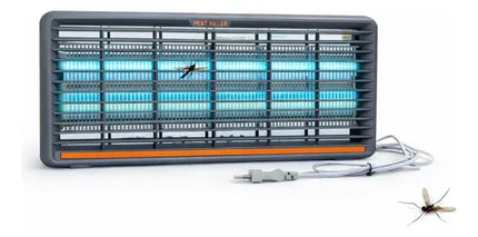 Lámpara Mata Insectos Uv Eléctrica 12w Atrapa Mosquitos Negro