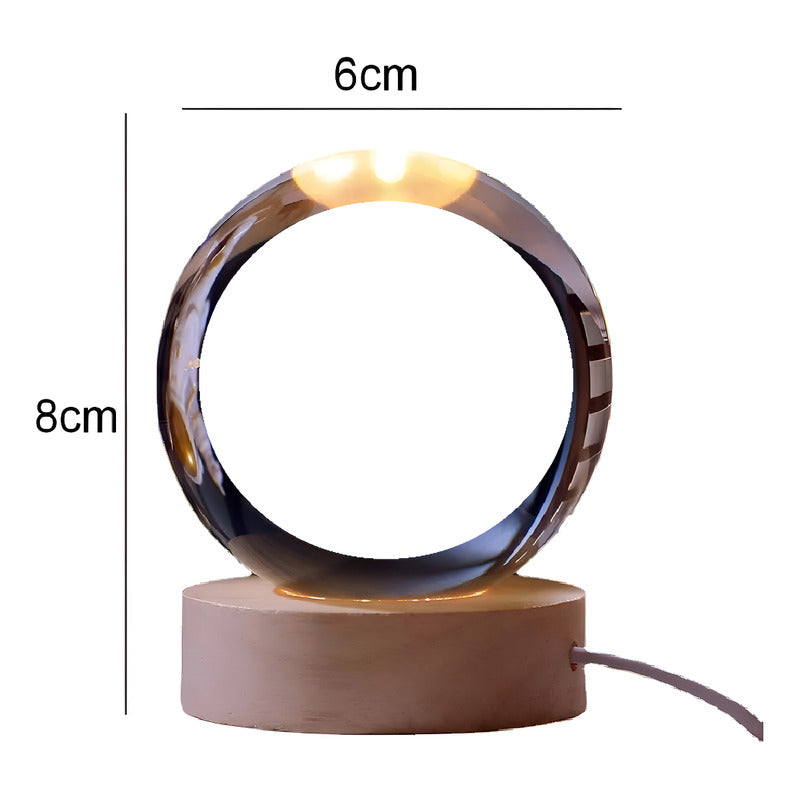 Lámpara 3 Led De Velador Distintos Modelos Galaxia Amarillo Nebula