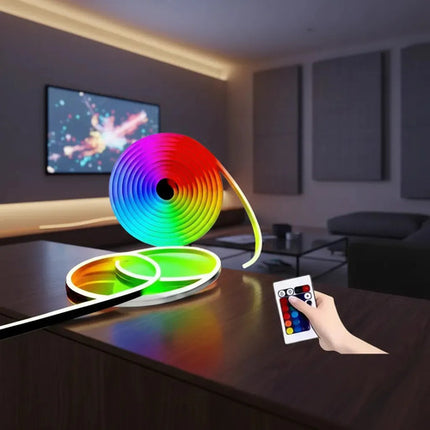 Tira Led Genérica Cinta Led De Neon 5050 Rgb 5m Ip64