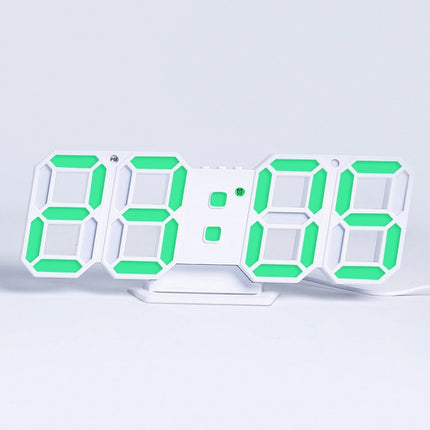 Reloj 3d Digital Led Pared Escritorio Multifuncional