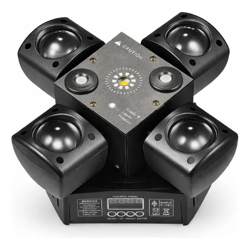 Cabeza Móvil Mini 4 Head Láser + Led 220v