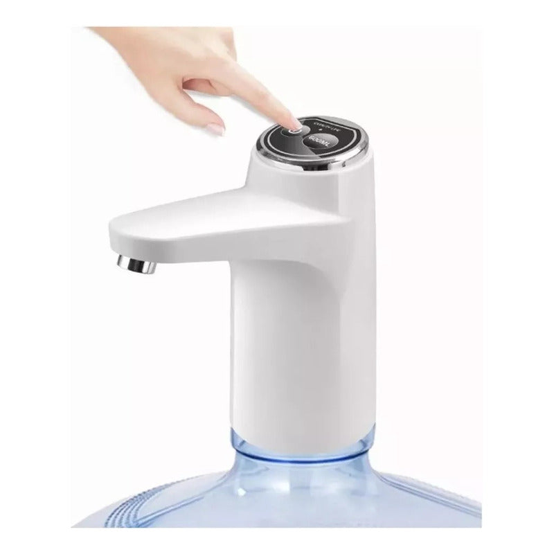 Dispensador Agua Electrico Bomba Usb Dosificador Agua Bidon Blanco