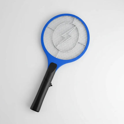 Raqueta Eléctrica Mata Mosquitos Recargable Azul