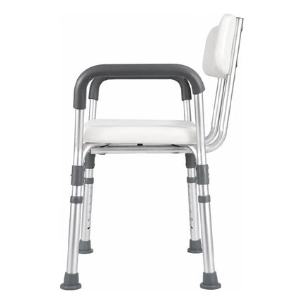 Silla De Ducha Para Baño Con Apoya Brazos Y Respaldo