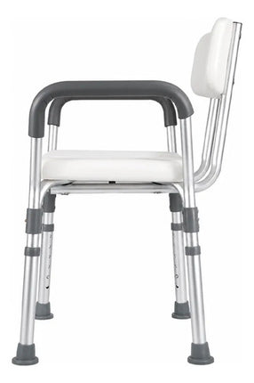 Silla De Ducha Para Baño Con Apoya Brazos Y Respaldo
