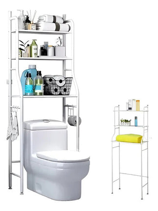 Estante Organizador Baño One Pixel Modelo 3 Niveles Blanco