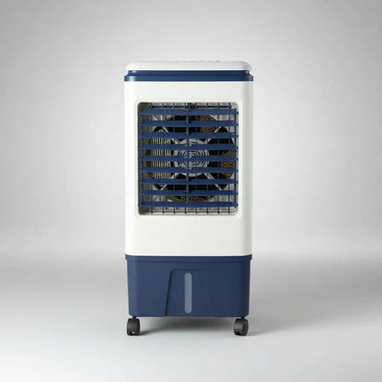 Enfriador De Aire Solar Recargable 18l- Panel Solar Incluido Blanco
