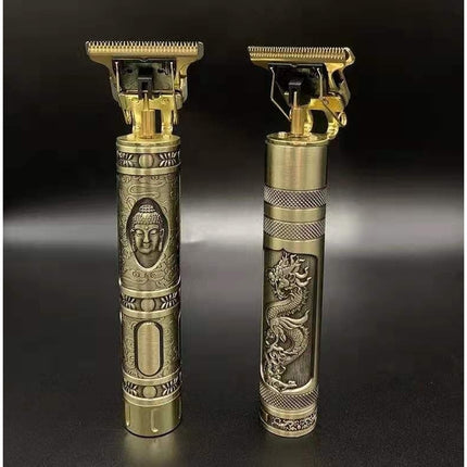 Maquina Cortadora Pelo Afeitar Depiladora Hombre Electrica Dorado Oscuro
