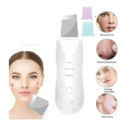 Limpiador Ultrasonico Masaje Facial Digital Peeling Lifting
