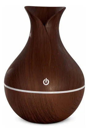 Humidificador Difusor Jarrón Aromatizante Con Luz Led Usb