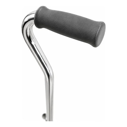 Bastón Ortopédico Altura Regulable Cuatro Patas Gris
