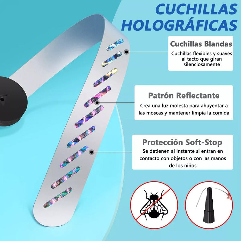 Espanta Moscas Repelente Mosquitos Bichos Abejas Ventilador