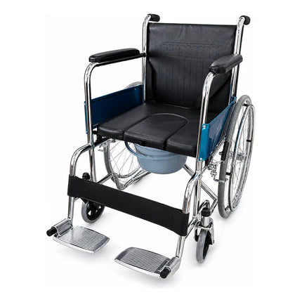 Silla De Ruedas Plegable Con Baño