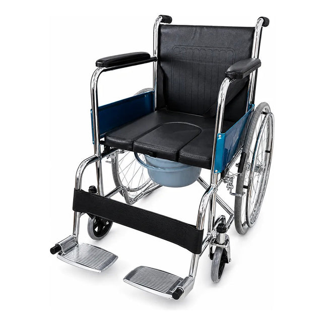 Silla De Ruedas Plegable Con Baño