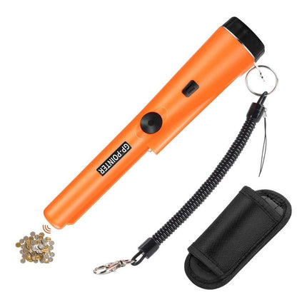 Detector Metales Portátil Localizador De Mano Color Naranja Naranja