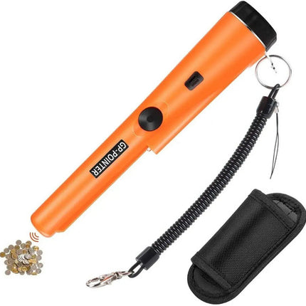 Detector Metales Portátil Localizador De Mano Color Naranja Naranja